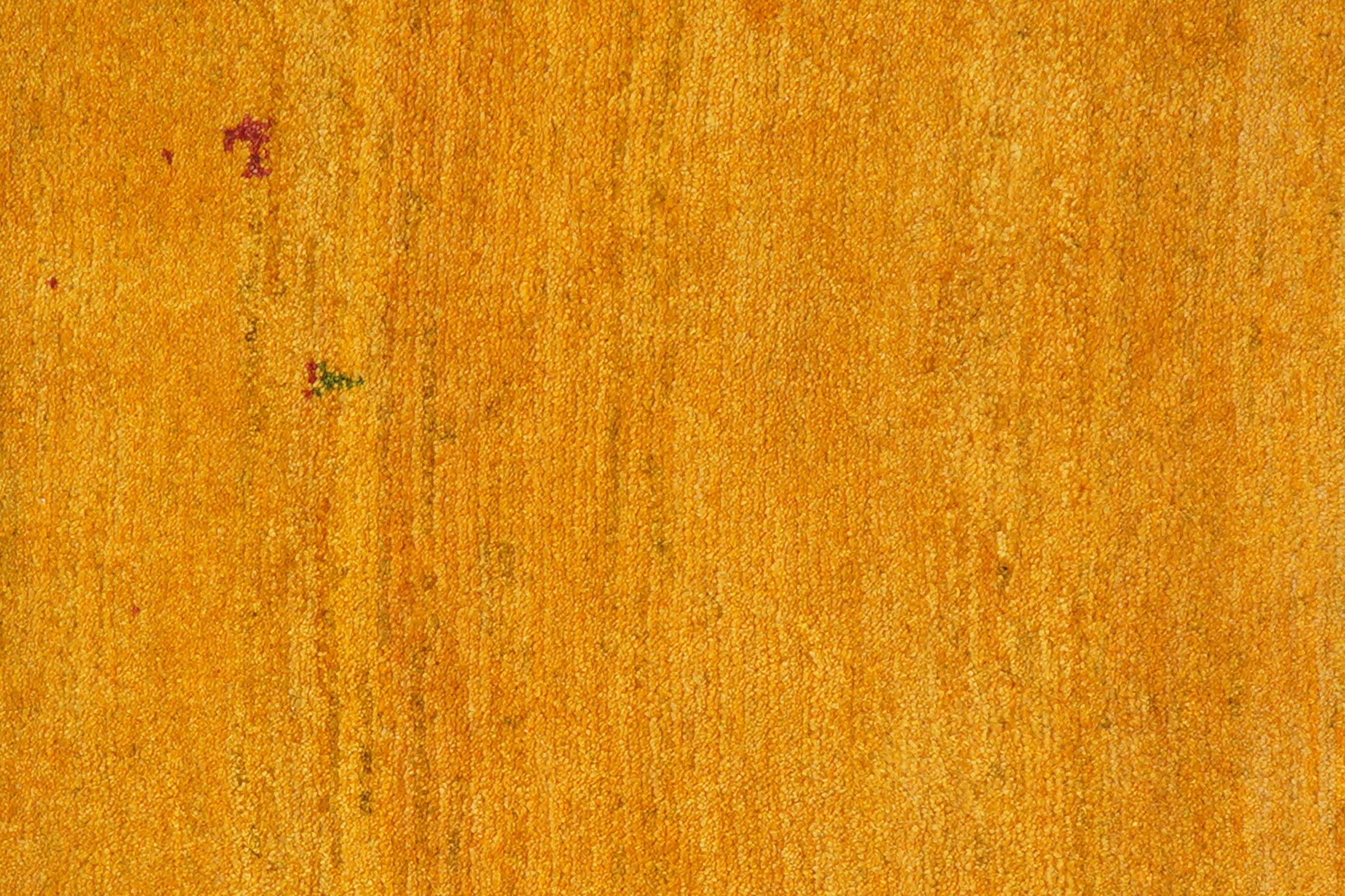 Gabbeh Carpet Wool Yellow