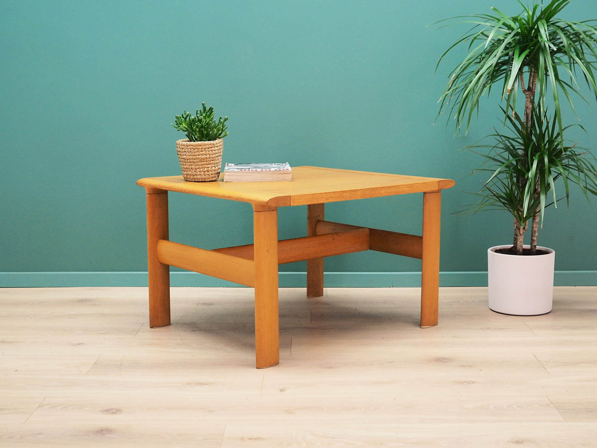 Vintage Coffee Table Wood Brown 1960s