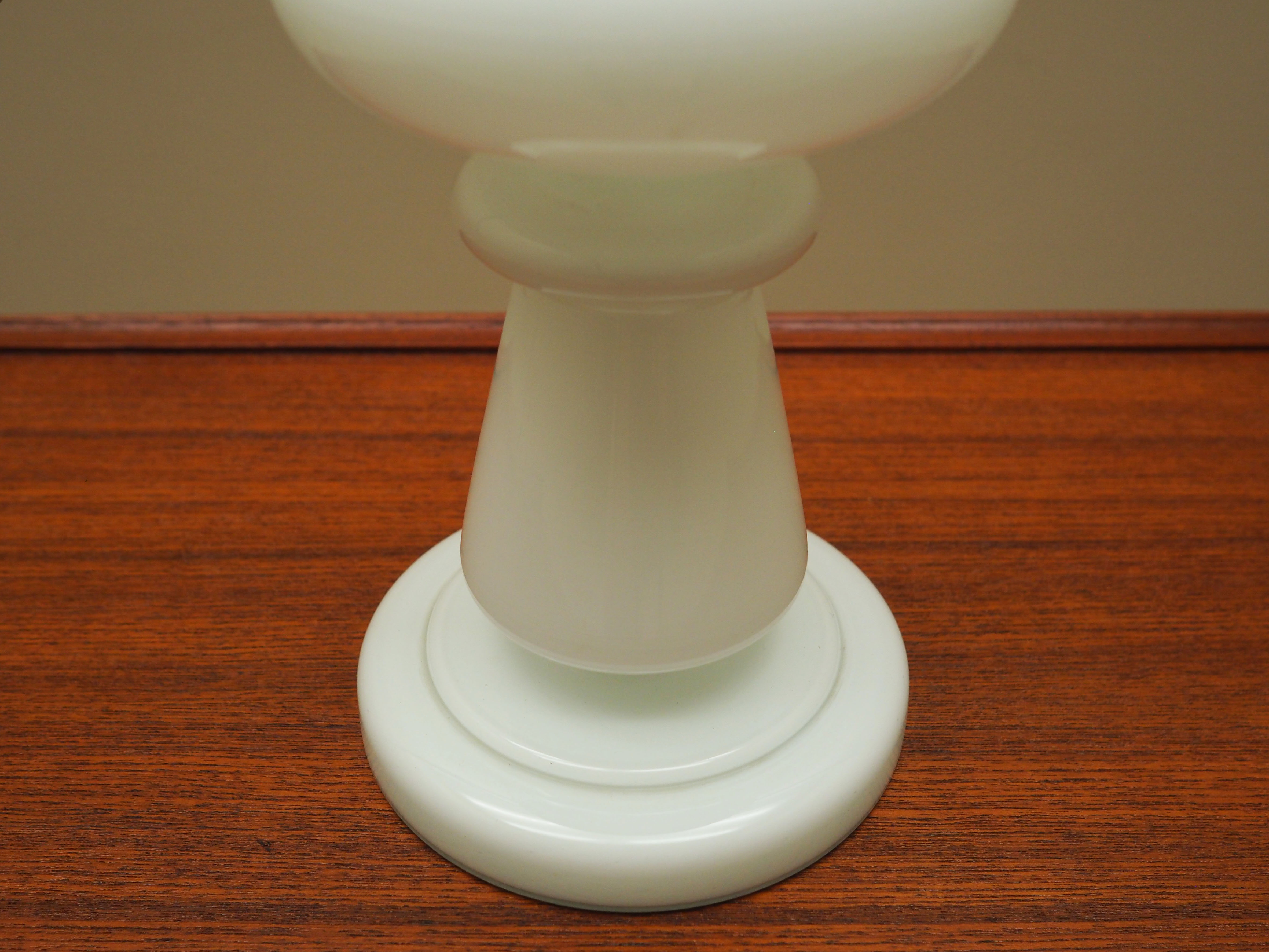 Tischlampe Glas 1970er Jahre