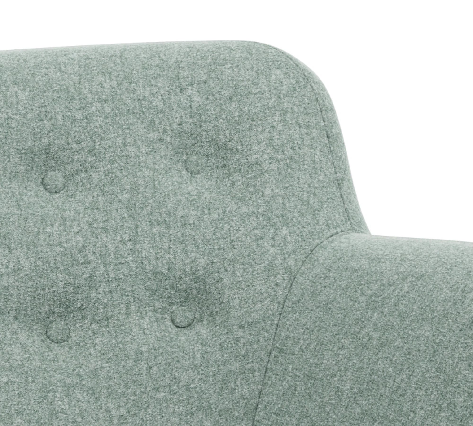 Anne Sofa 3-Sitzer Fabio Grey Green