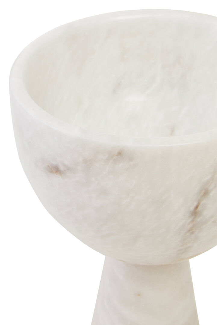 Salmo Small Bowl Marble White