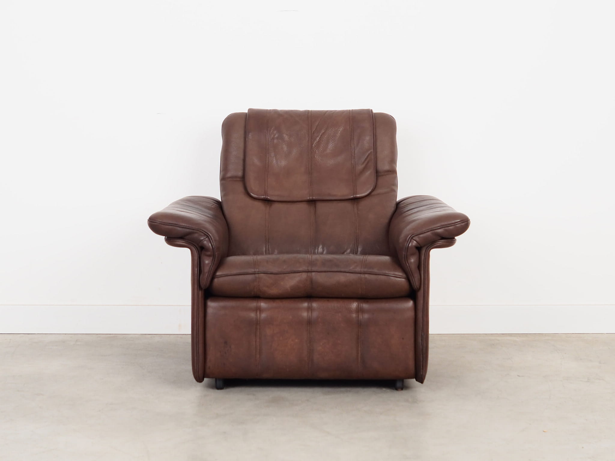 Armchair Leather Brown 1970s