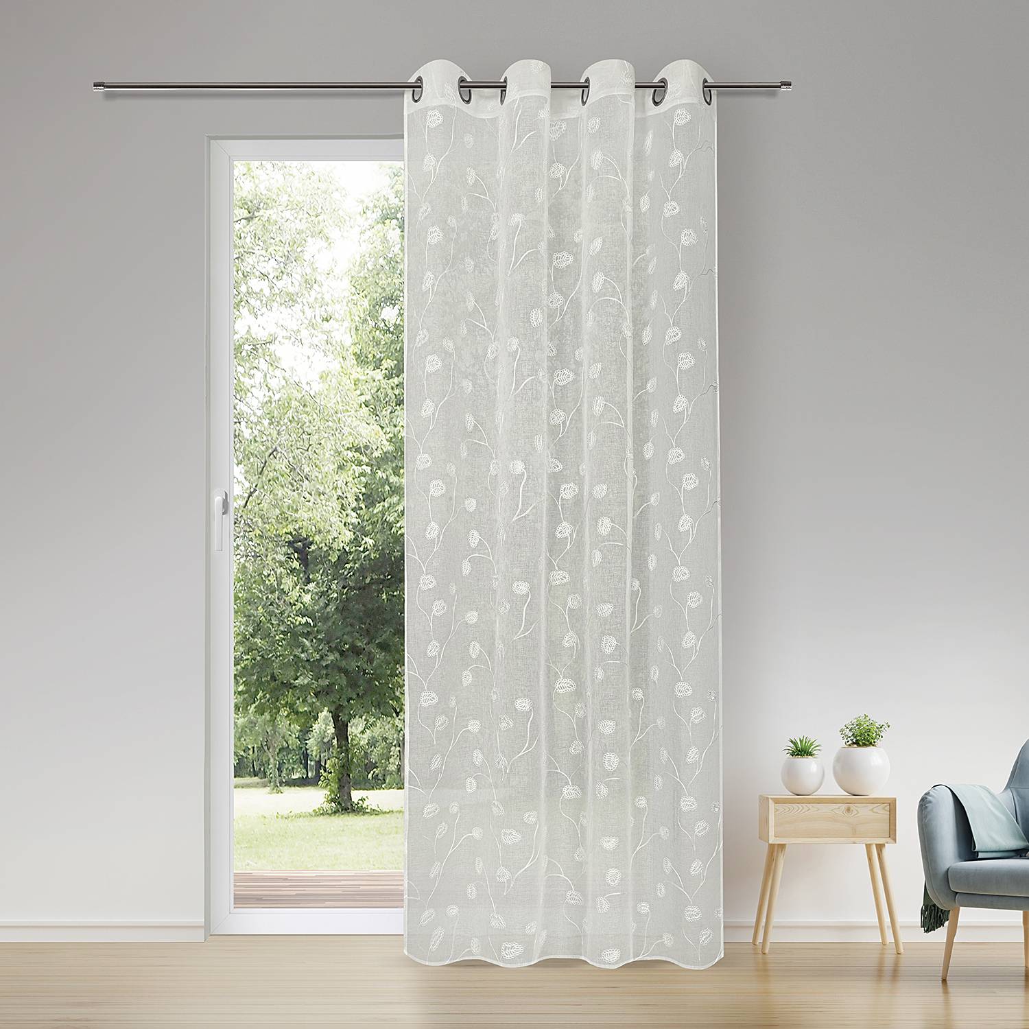 Ösenschal Batoc Polyester Beige