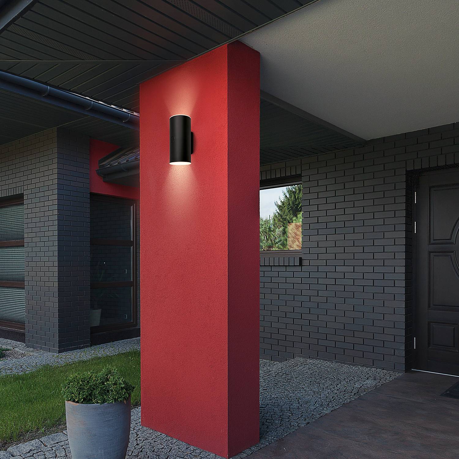Upsa LED-Wandleuchte Kunststoff 1-flammig