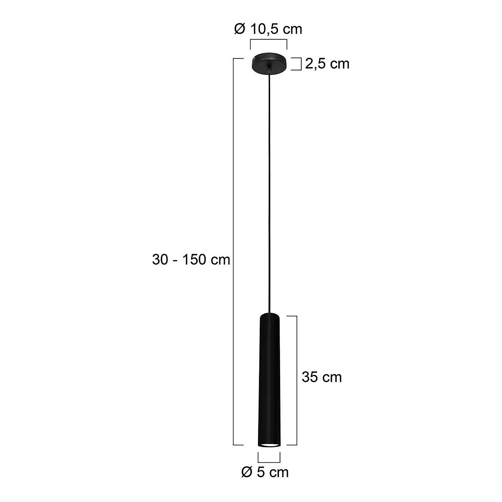 Tubel Pendant Lamp Black 4