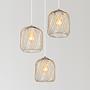 3-light Dichti Type B Pendant Light Iron Beige 1