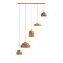 5-Light Pendant Light MENTY Type C Opal Glass Iron 3