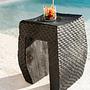 The Montano stool Black ø38cm 2