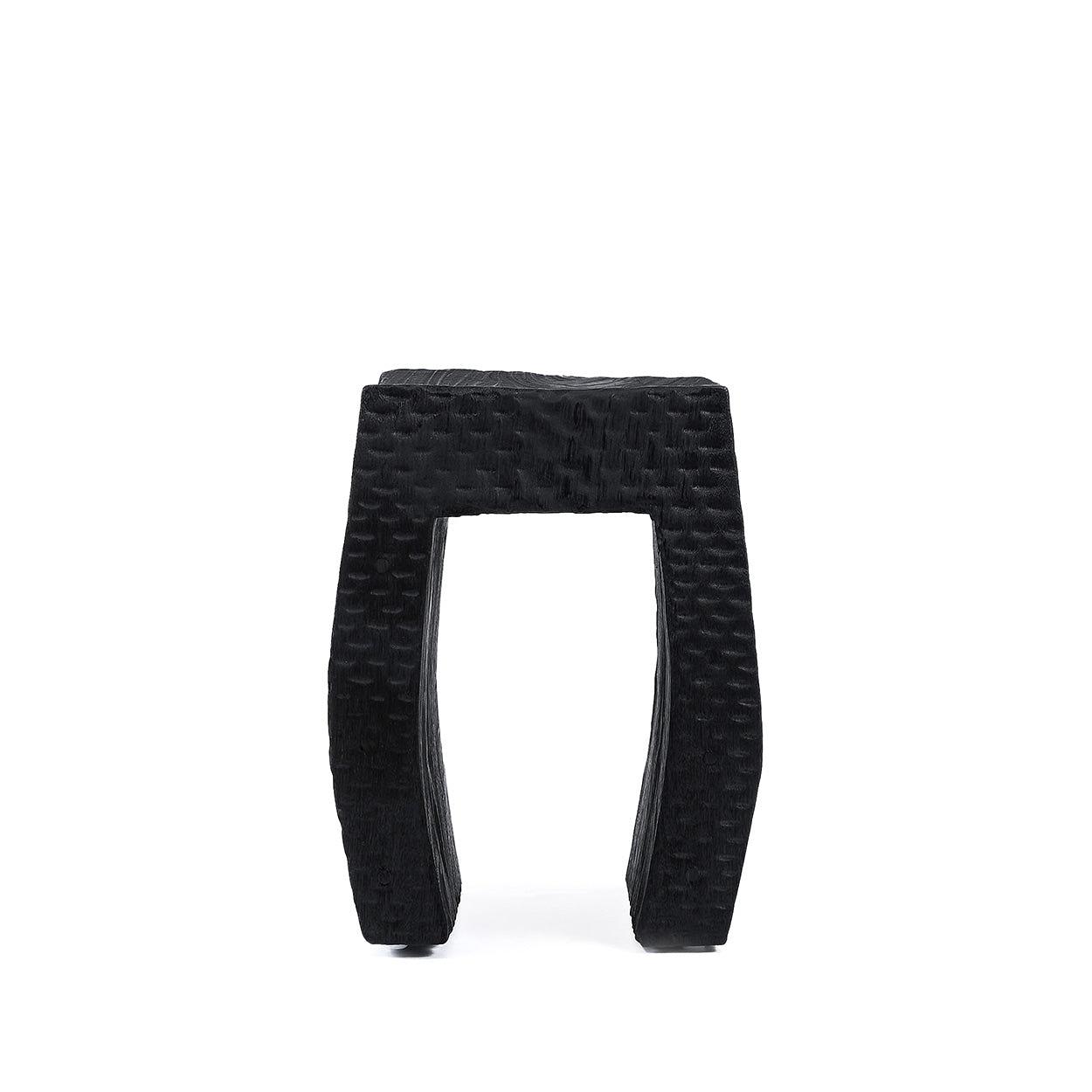 The Montano stool Black ø38cm 6