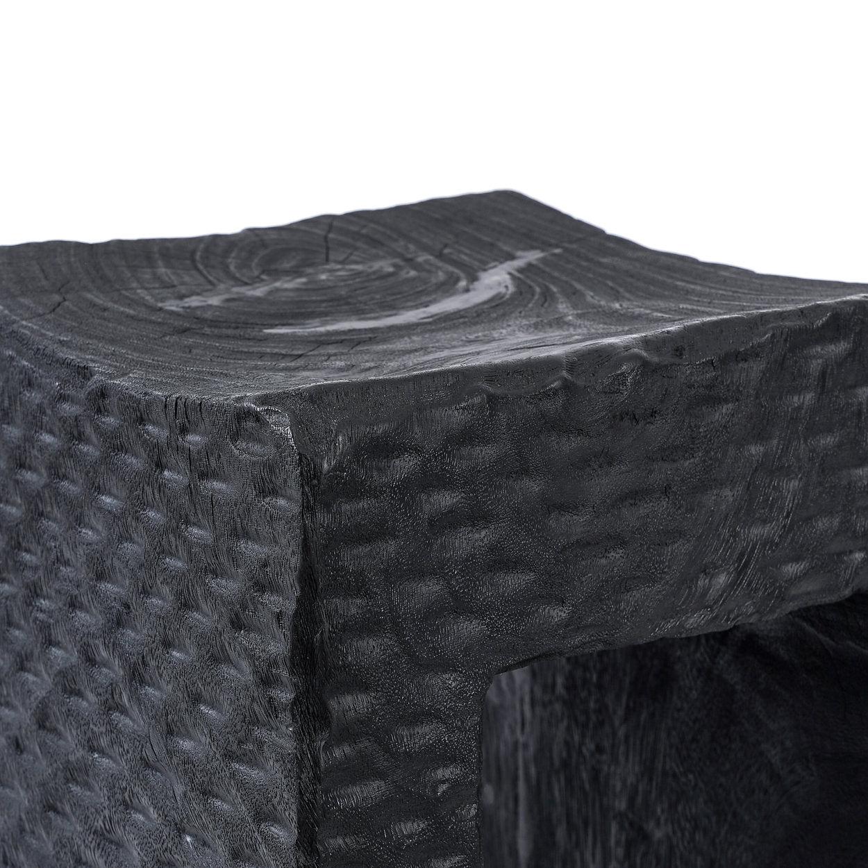 The Montano stool Black ø38cm 9