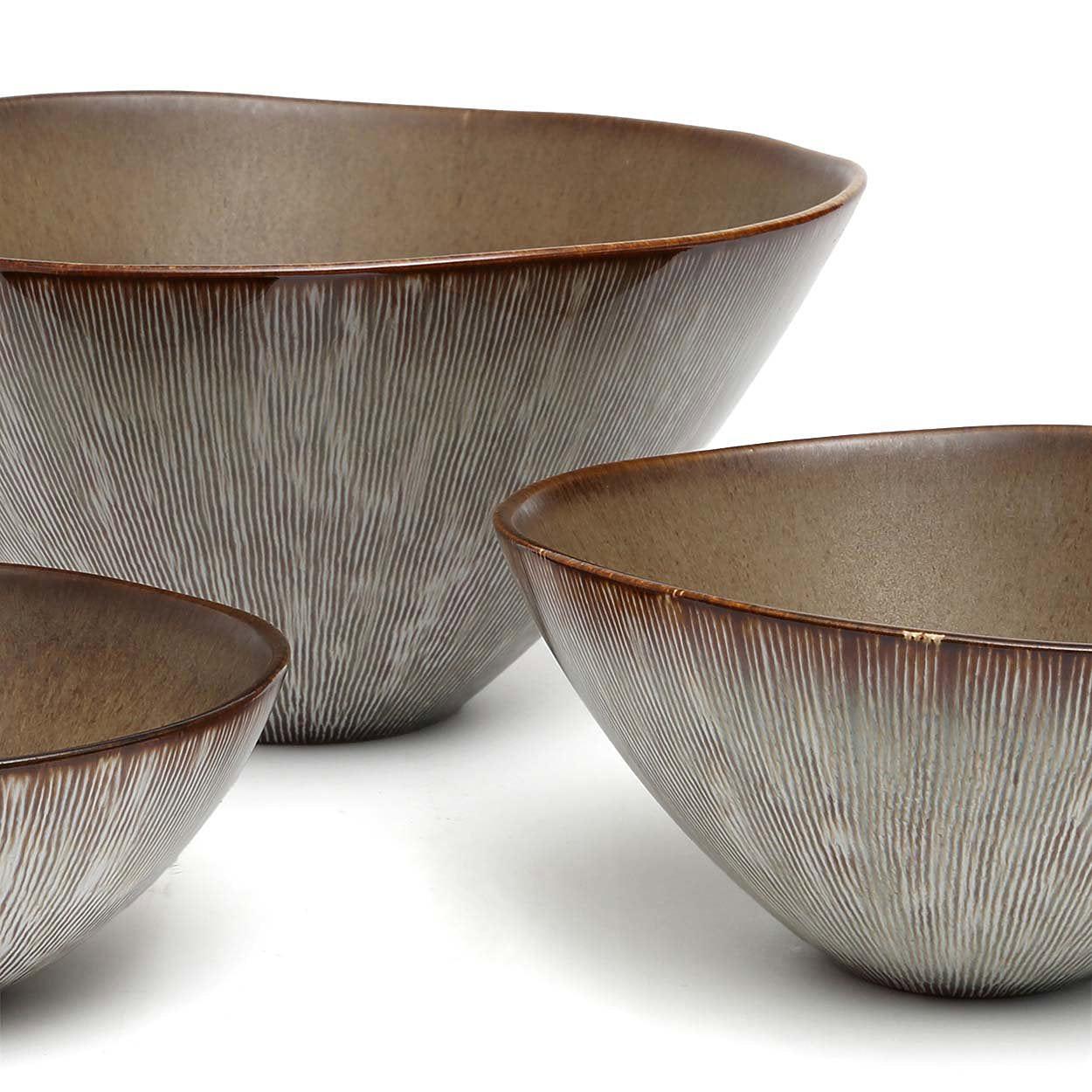 The Peniche Serving Bowl ø19cm Gray 3