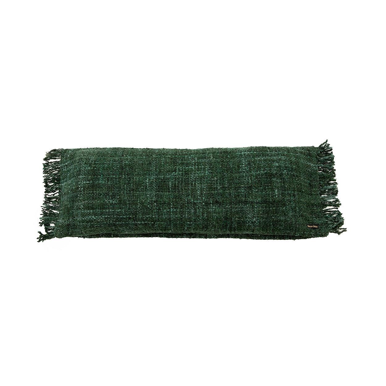 La fodera per cuscino Oh My Gee cotone verde bosco 35x100cm 0
