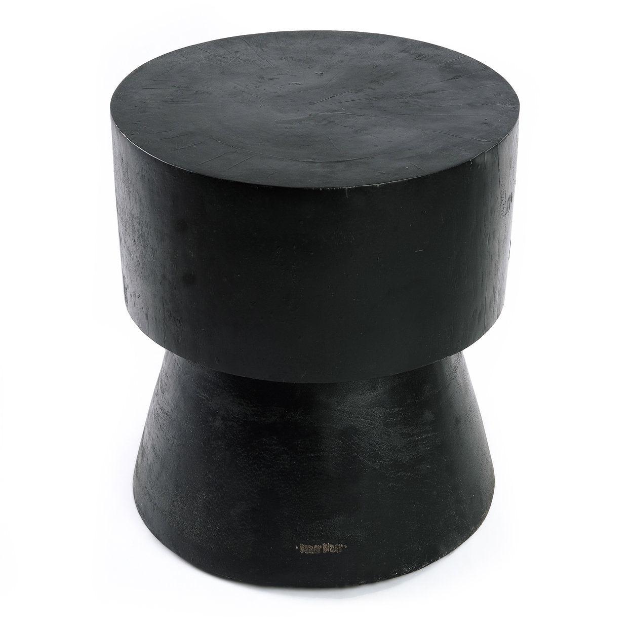 Der Warmi Hocker Schwarz ø40cm 5