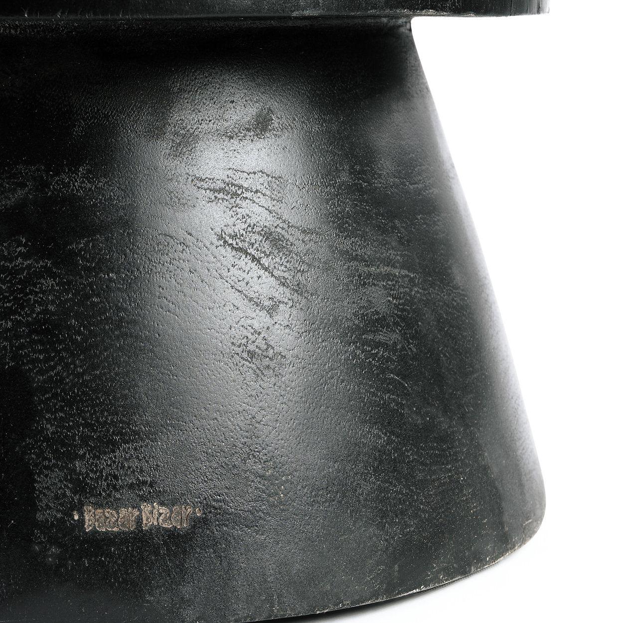 Der Warmi Hocker Schwarz ø40cm 7