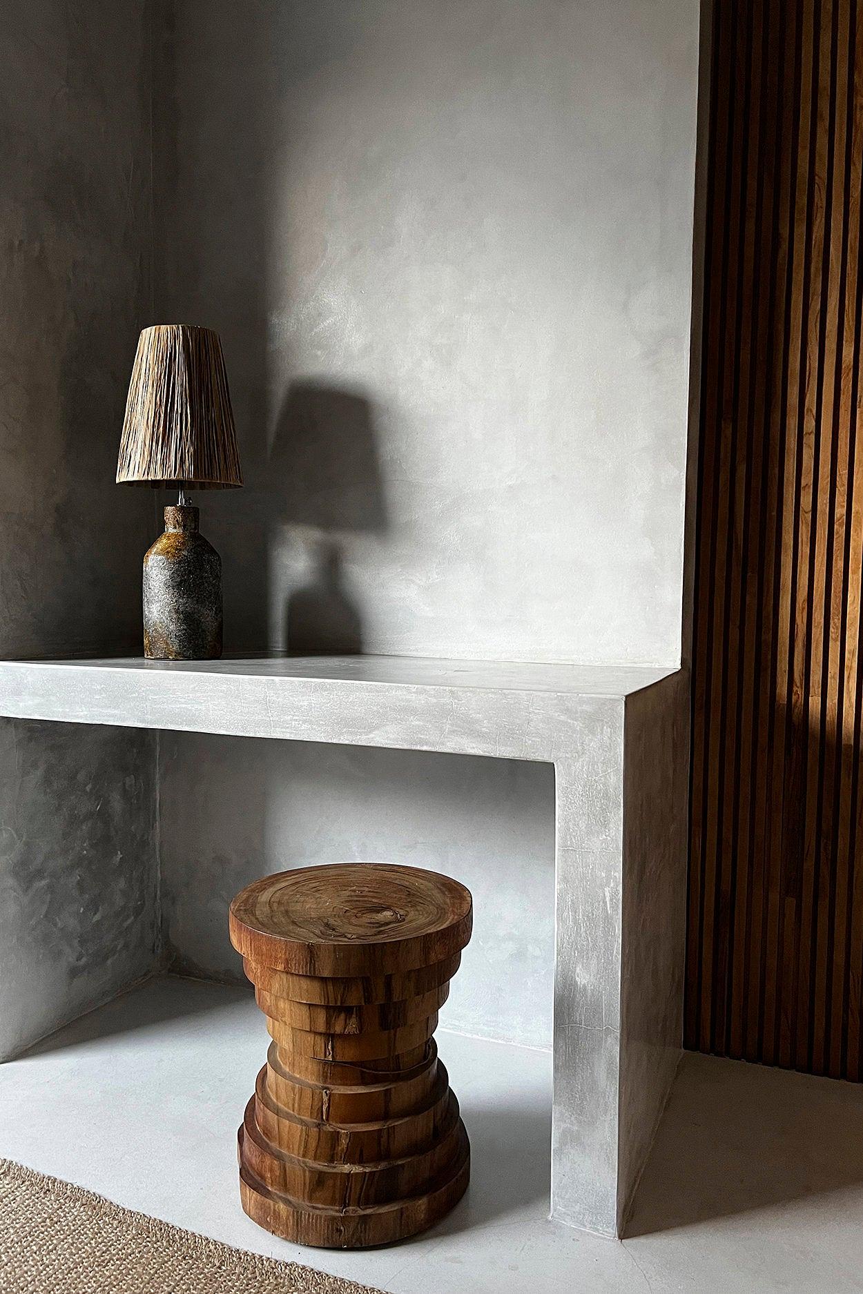 The Mazu stool Nature ø40cm 1