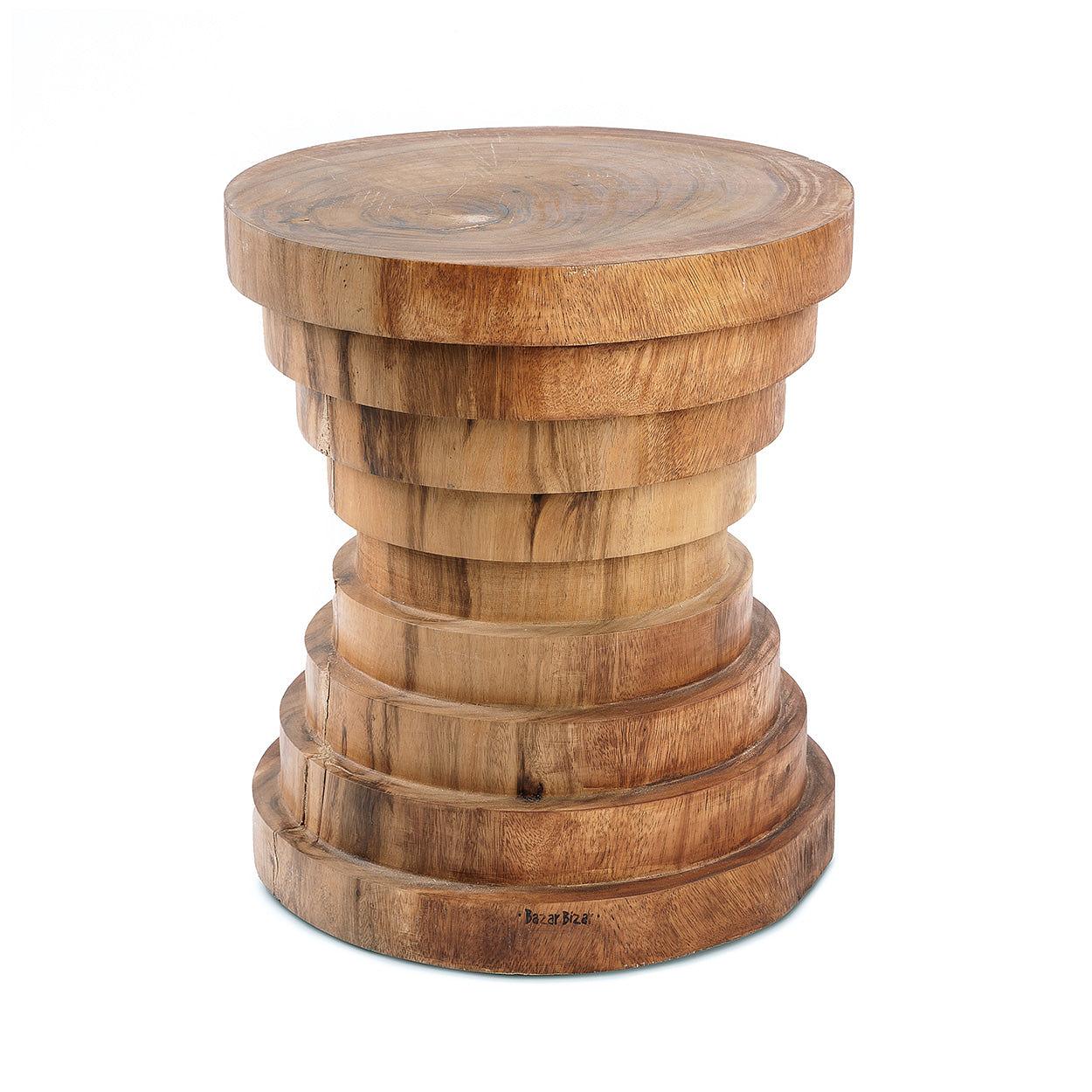 Der Mazu Hocker Natur ø40cm 0