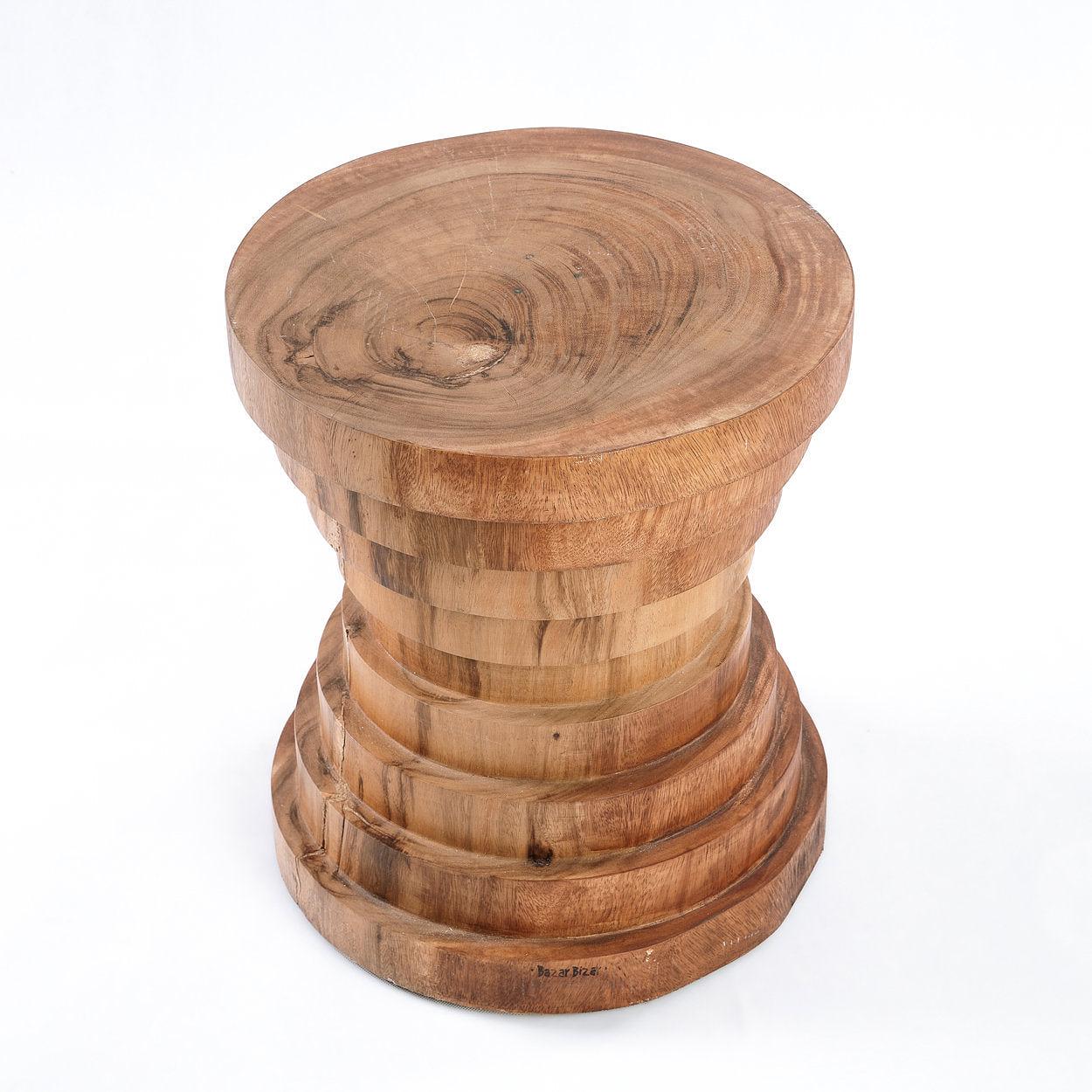 Der Mazu Hocker Natur ø40cm 5