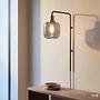 1-Flammig Mome Wandleuchte Rauchglas Eisen 3