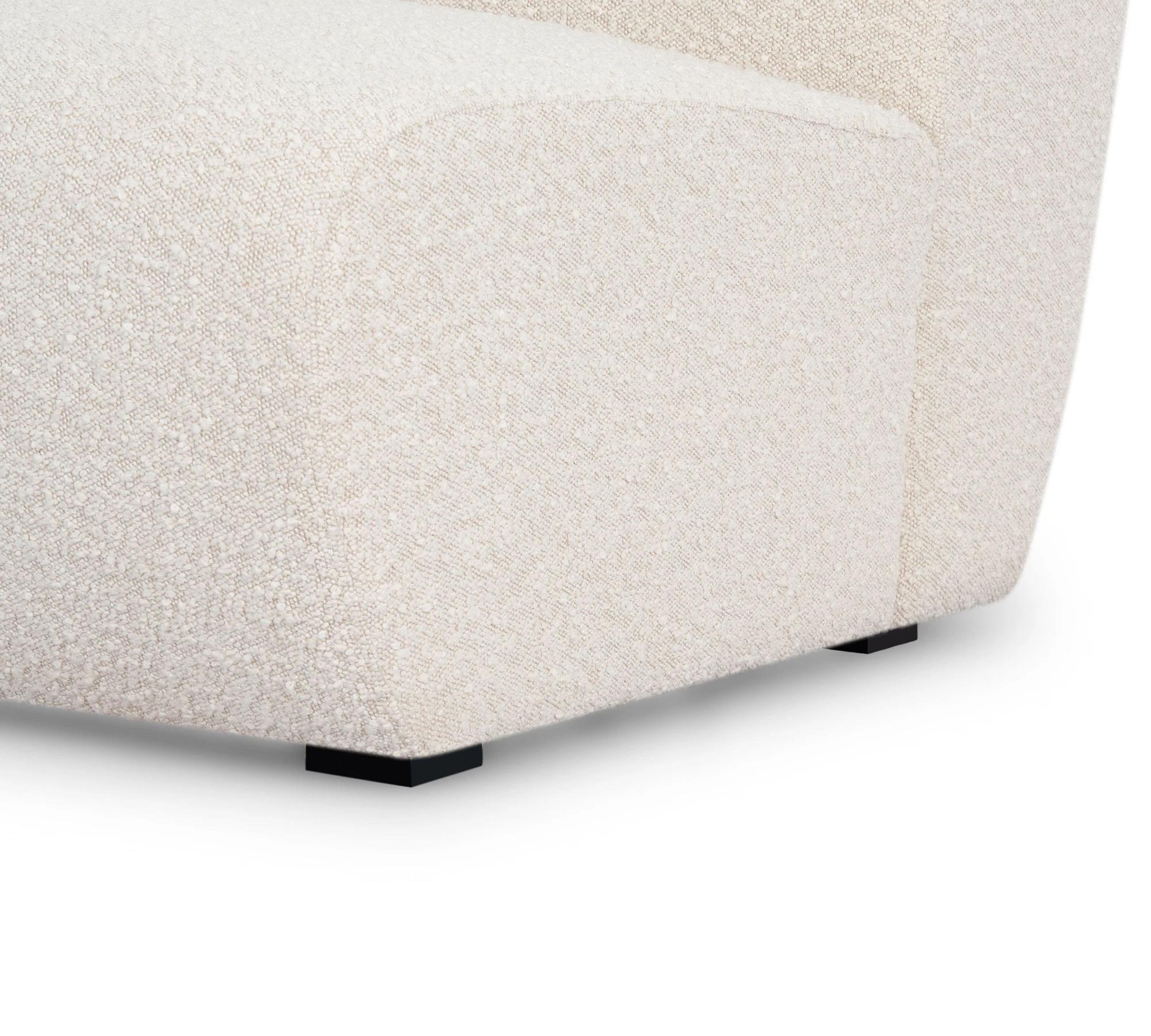 Paula Module 1-Seater Left Maya Cream 5