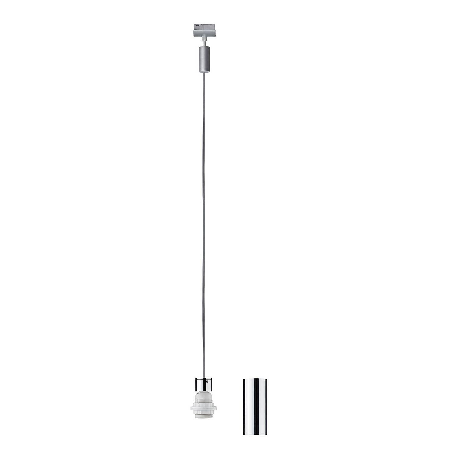 1-Flammig Urail 2Easy Basic Pendelleuchte Aluminium Silber 1
