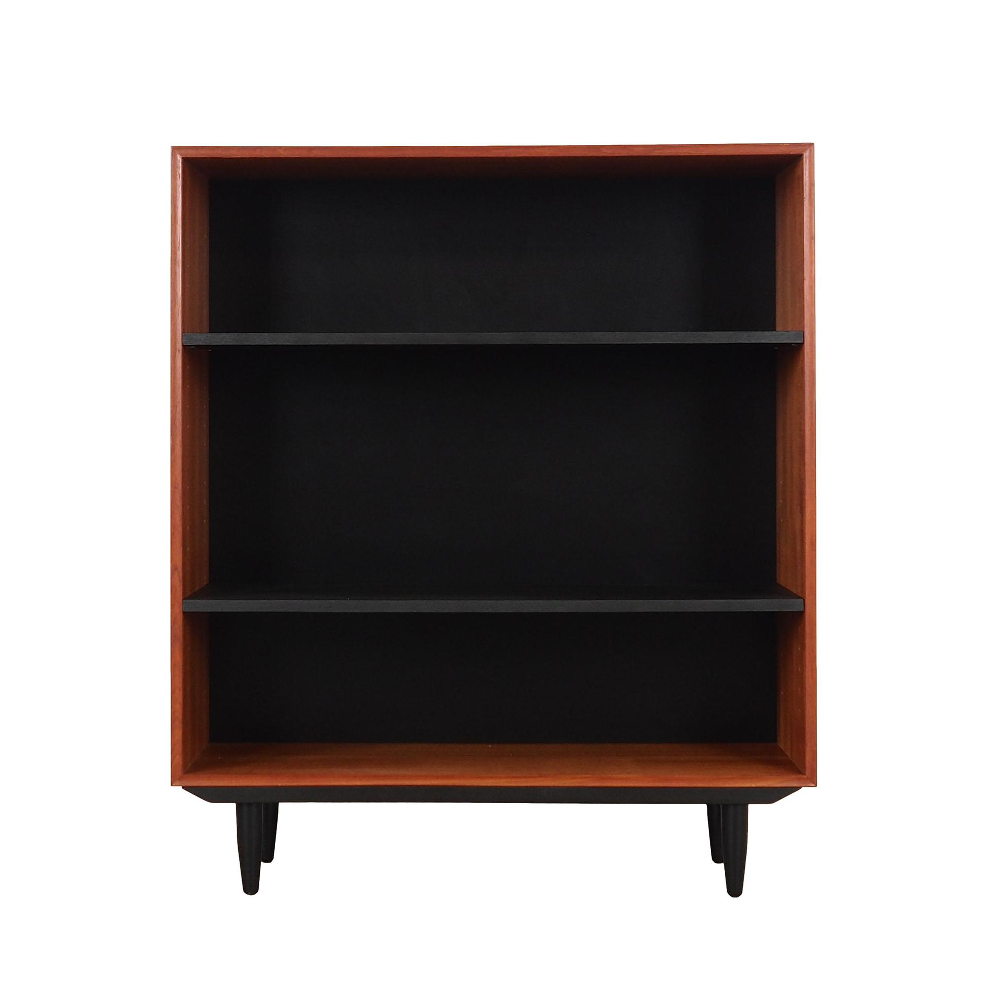 Libreria in teak marrone anni '70 0