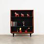 Libreria in teak marrone anni '70 1