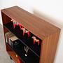 Teak bookshelf Brown 1970s 4