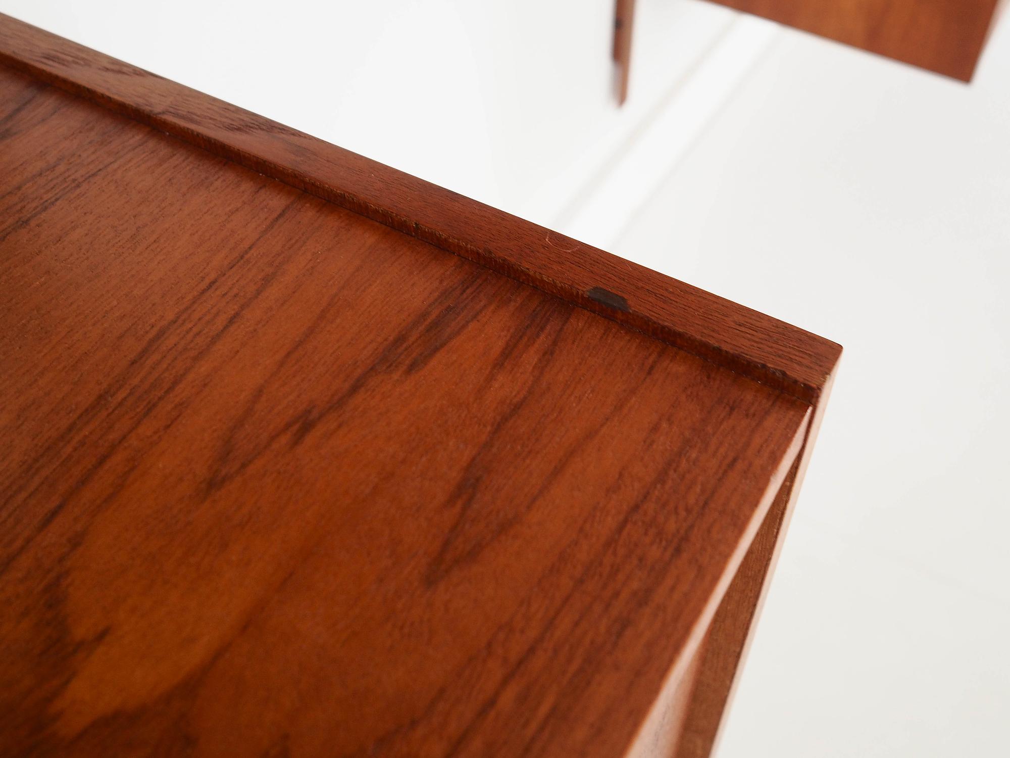 Teak shelf Brown 1960s 8