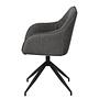 Swivel armchair Sidaon textured fabric Badia 4