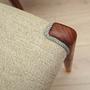 Teak wood chair set 4-piece 1960s, Designer:  9
