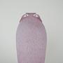 Glass vase Murano glass Purple 1970s 3