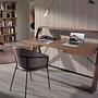 Walnut and black steel desk 3216 5