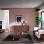White leather 3-seater sofa 6115 5