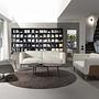 White leather 2-seater sofa 6118 3