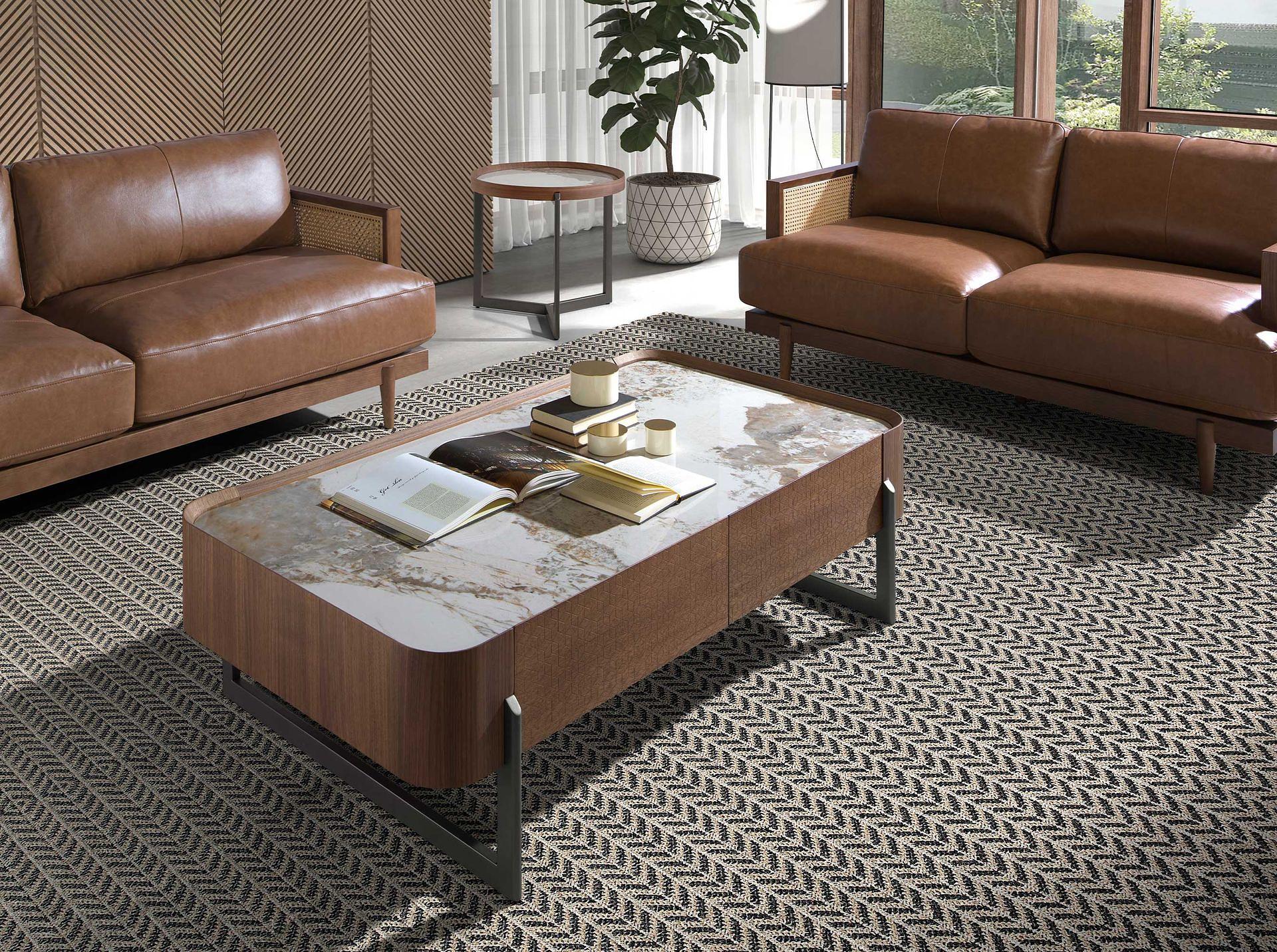Couchtisch 2131 Porzellanmarmor Braun 0