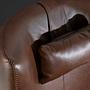 Sessel 5089 Drehbar Leder Cognacbraun 4