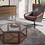 Sessel 5089 Drehbar Leder Cognacbraun 6