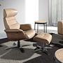Ottoman 5088 Leder Sand 0