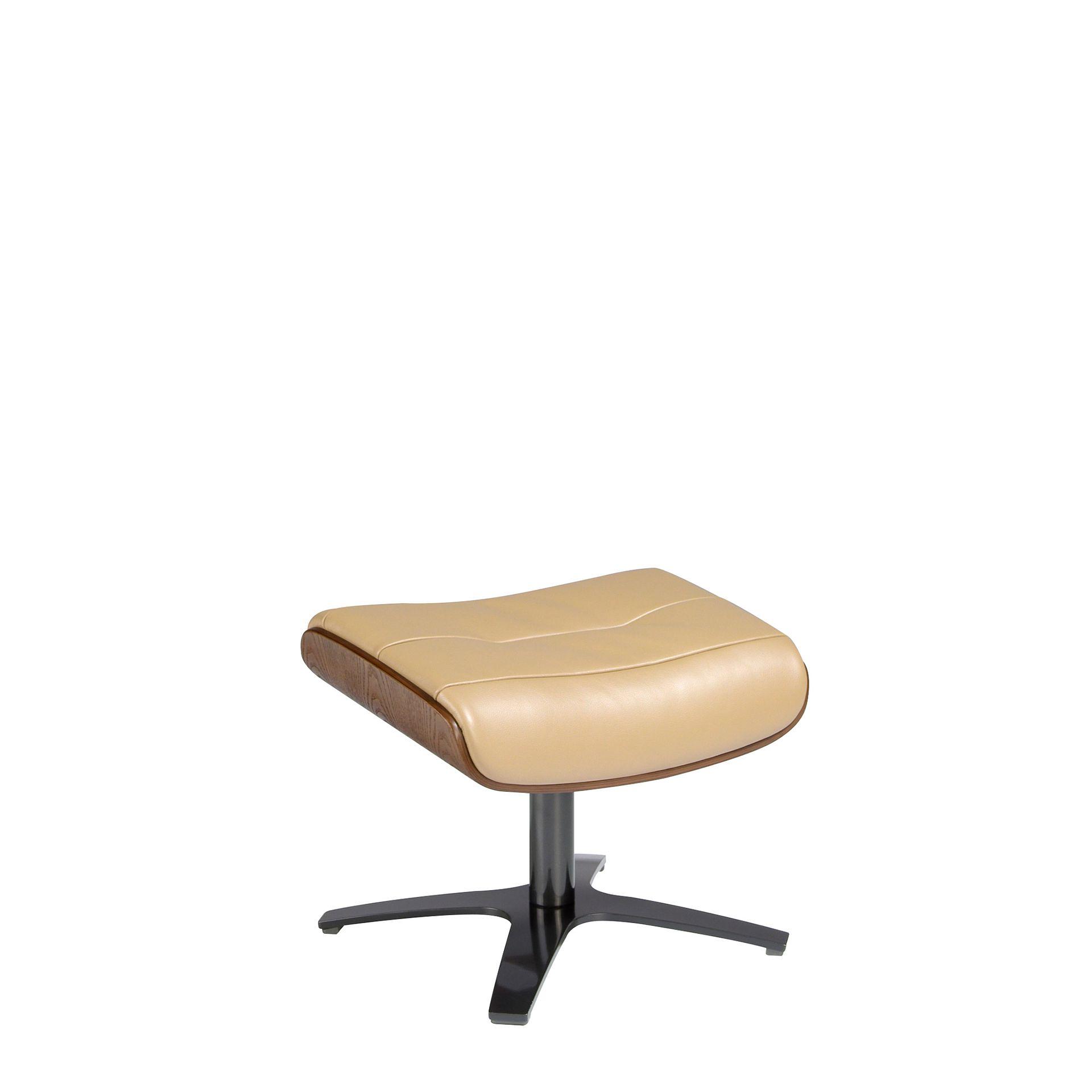 Ottoman 5088 Leder Sand 1