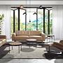 Ottoman 5088 Leder Sand 3