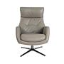 Armchair 5092 Swivel Leather Grey 2