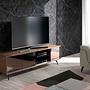 TV Lowboard 3223 Glass Brown Black 0