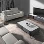 Sofa 3-Sitzer 6108 mit Relaxsystem Leder Grau 6