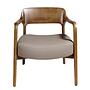 Sessel 5082 Holz Kunstleder Taupe 2