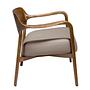 Chair 5082 Wood Faux Leather Taupe 5