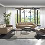 Sessel 5087 Drehbar Leder Sand 5