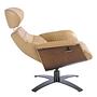Sessel 5087 Drehbar Leder Sand 6