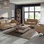 Poltrona relax 5086 Girevole Pelle Sabbia 3