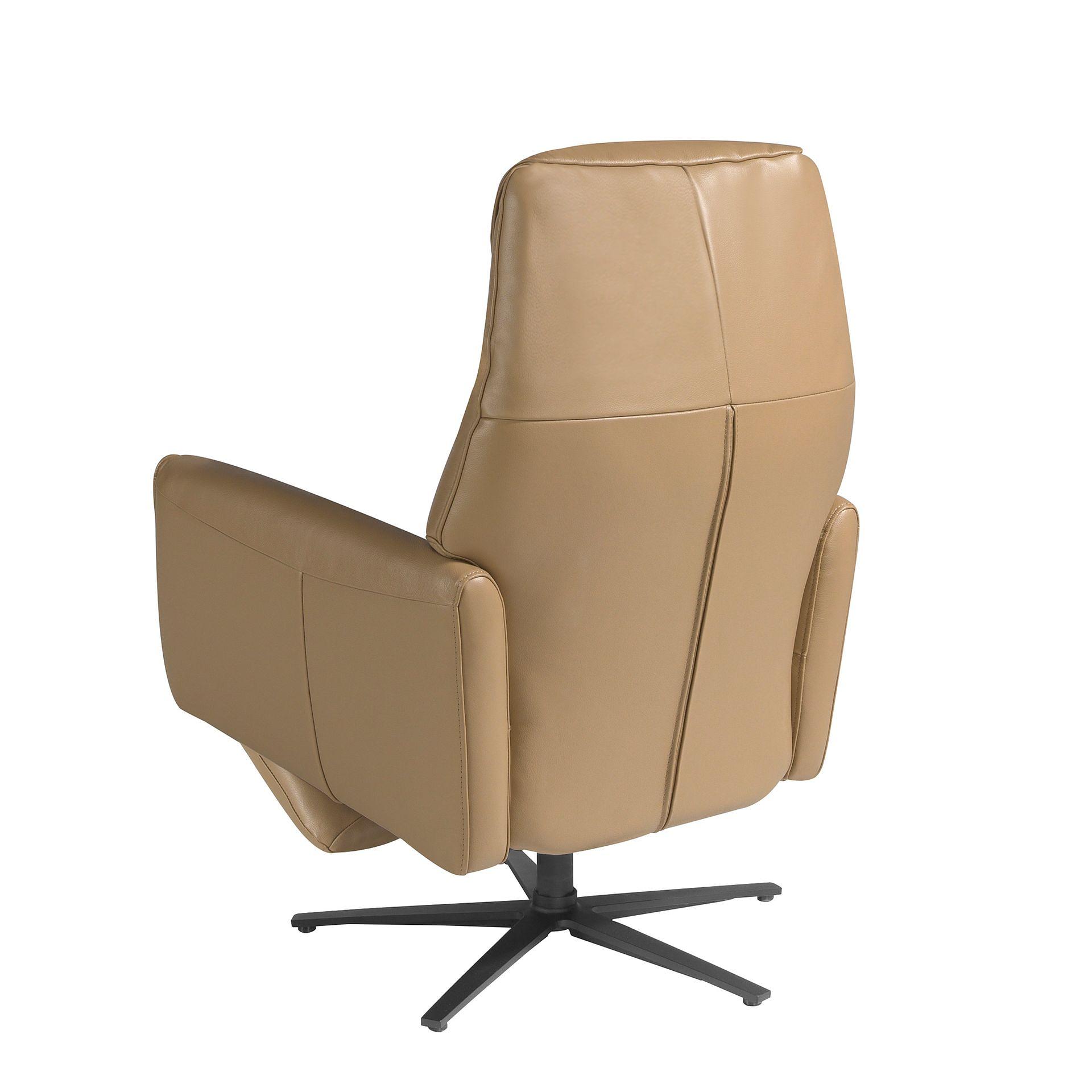Relax Armchair 5086 Swivel Leather Sand 7