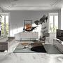 Chester Armchair 5085 Leather Dark Grey 3